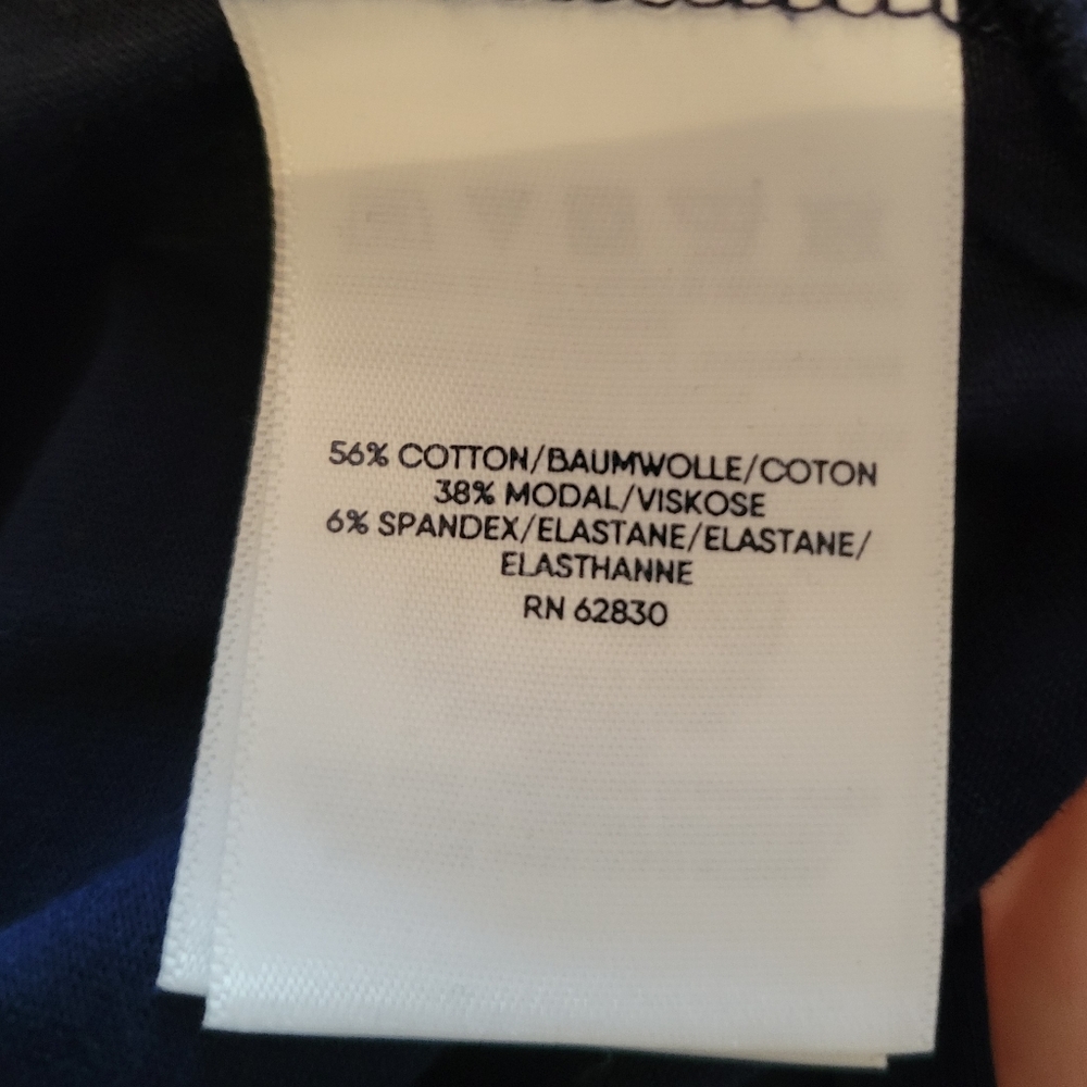 Lands' End New Blue Ruched Dress Size Large - Picture 9 of 11